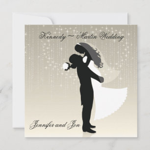Bride and Groom Wedding Invitation