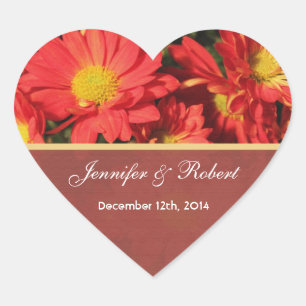 Bride and groom wedding stickers. heart sticker