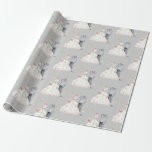 Bride and Groom Wedding  Wrapping Paper<br><div class="desc">Bride and Groom Wedding Wrapping Paper</div>