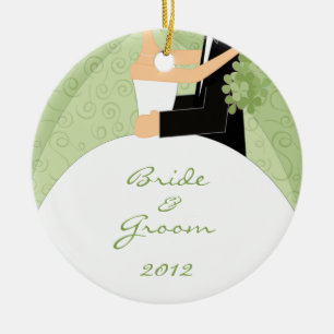 Bride and Groom's First Christmas Ornament