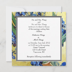 Bride and groom's parents' invitation. invitation