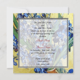 Bride and groom's parents' invitation. invitation