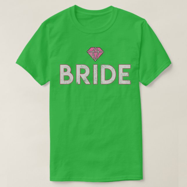 Bride Bachelor Party JGA Gift Wedding diamond T-Shirt (Design Front)