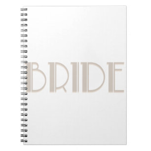 Bride Bachelorette Bride to be retro Notebook