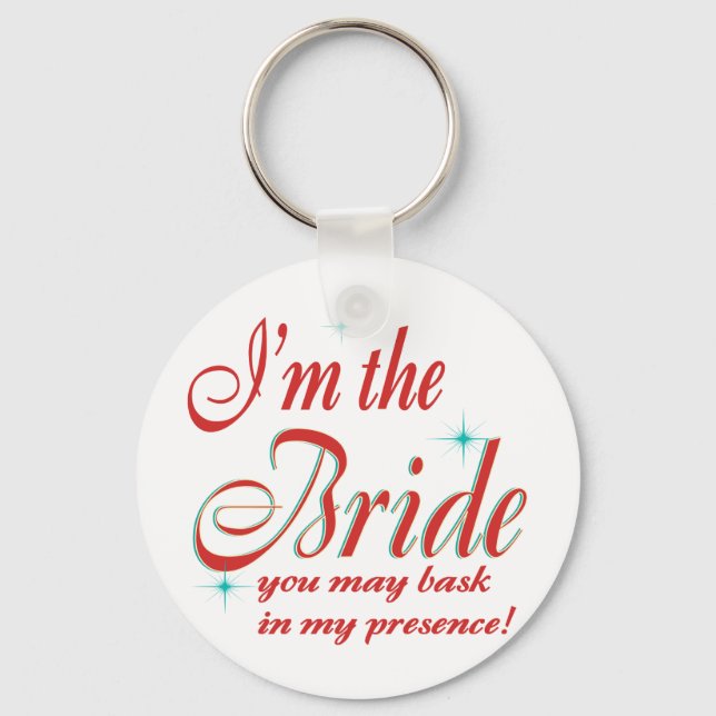 bride-bask in presence key ring (Front)