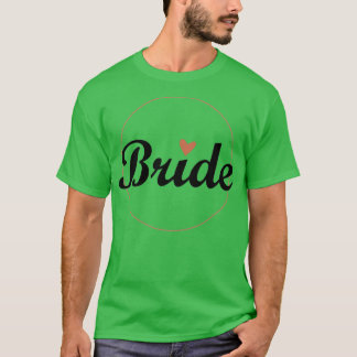 Bride black with circle T-Shirt