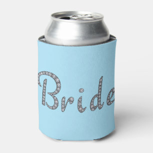 Bride bling can cooler