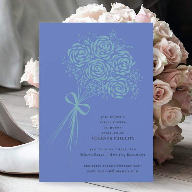 Bride Bouquet Bridal Shower Invitation (Creator Uploaded)