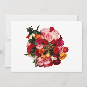 Bride Bouquet  Thank You Card