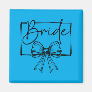 Bride Bow Wedding Party Bachelorette Bridal Magnet