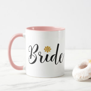 Bride Bridal Shower  Wedding Elegant Mug