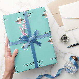 BRIDE Bride To Be Shower Party Personalised  Wrapping Paper