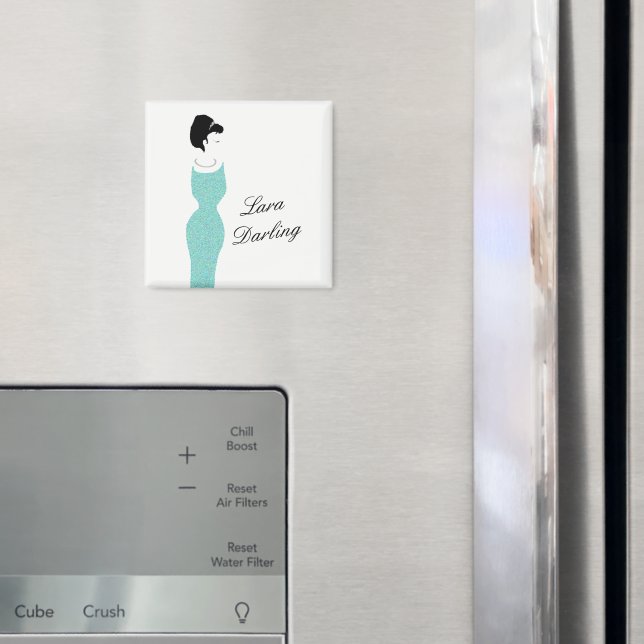 BRIDE & Bridesmaid Darling Tiara Party Personalize Magnet (In Situ (Fridge))