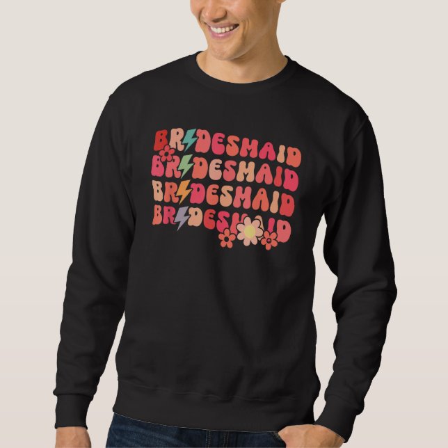 Bride Bridesmaid Matching Bachelorette Party Brida Sweatshirt (Front)