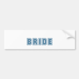 Bride Bumper Sticker