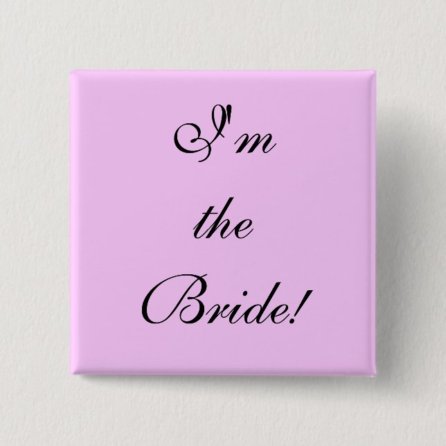 Bride Button (Front)