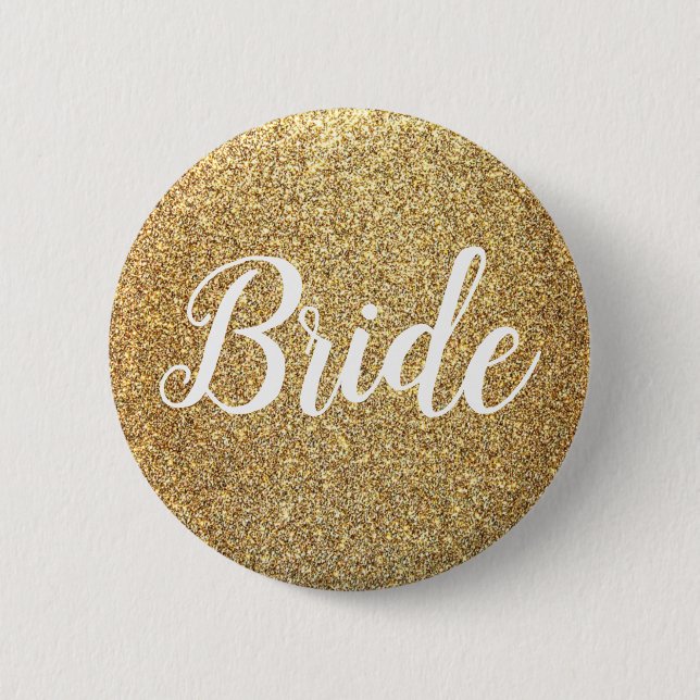 Bride button for bridal shower (Front)