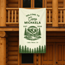 Bride Camp Bachelorette Retro Welcome