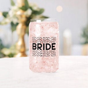 Bride  can glass