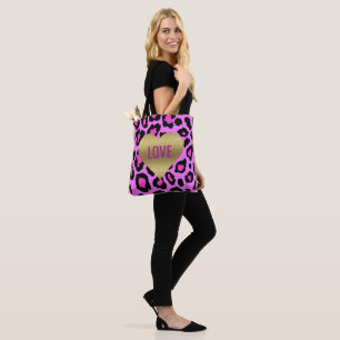 BRIDE & CO Gold Heart Love Party Tote Bag