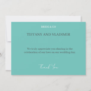 Bride & Co Thank You Cards