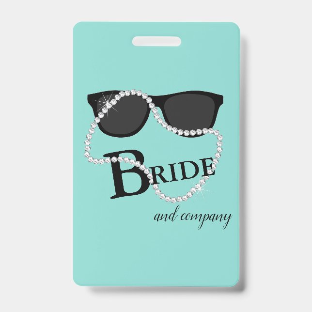 BRIDE CO VIP Diamond Tiara Party ID Badge (Front)