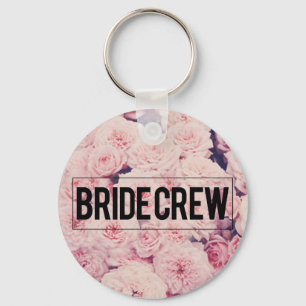 Bride crew key ring