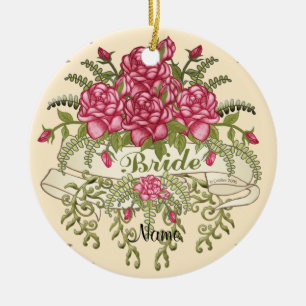 Bride custom wedding ornament