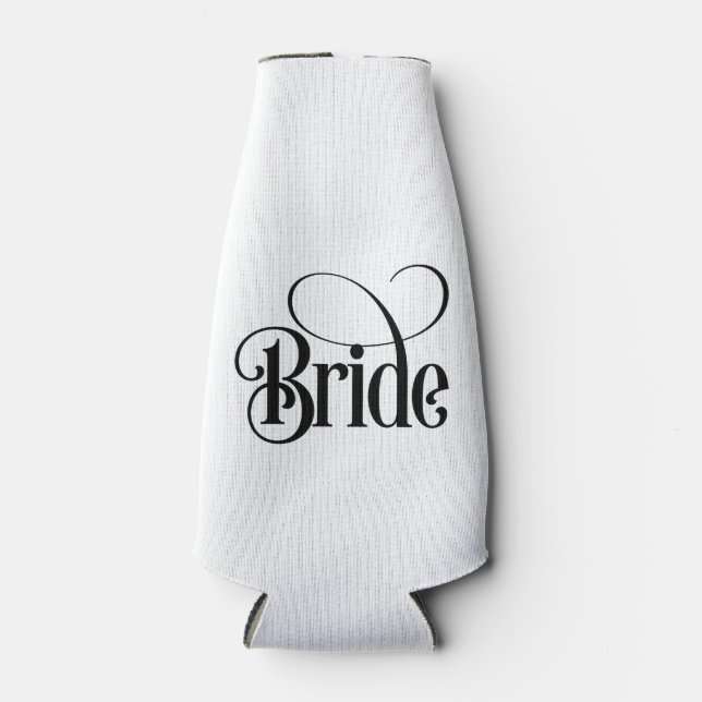 Bride (design 3) Bottle Cooler (Front)