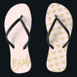 Bride Diamonds Bridal Party Wedding Flip Flops<br><div class="desc">Designed by fat*fa*tin. Easy to customise with your own text,  photo or image. For custom requests,  please contact fat*fa*tin directly. Custom charges apply.

www.zazzle.com/fat_fa_tin
www.zazzle.com/color_therapy
www.zazzle.com/fatfatin_blue_knot
www.zazzle.com/fatfatin_red_knot
www.zazzle.com/fatfatin_mini_me
www.zazzle.com/fatfatin_box
www.zazzle.com/fatfatin_design
www.zazzle.com/fatfatin_ink</div>