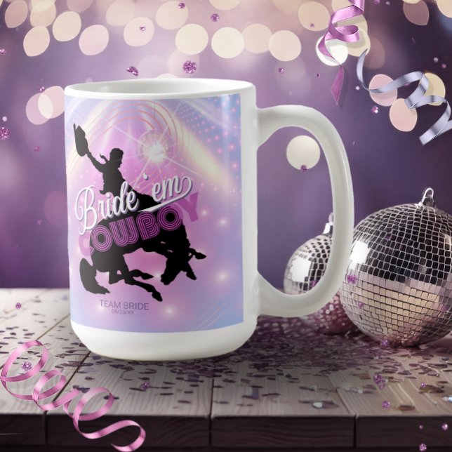 Bride 'em Cowboy Bachelorette v2 Team Bride ID928 Coffee Mug (Creator Uploaded)