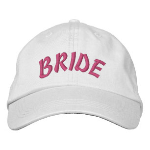 Bride Embroidered Baseball Cap - Custom Text