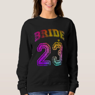 Bride Engagement Party Bride Matching 2023 Honeymo Sweatshirt