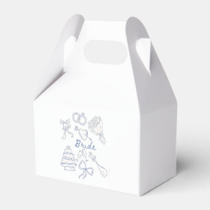 Bride Engagement Wedding Couples Husband Wife Favour Box