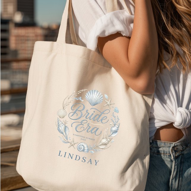 Bride Era! Elegant Beach Bride Seashell  Tote Bag (Bride Era! Elegant Beach Bride Seashell Tote Bag)