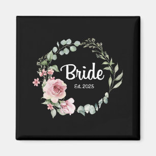 Bride Est. 2025 Bridal Wedding Matching Gifts Woma Magnet