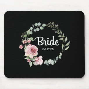 Bride Est. 2025 Bridal Wedding Matching Gifts Woma Mouse Pad