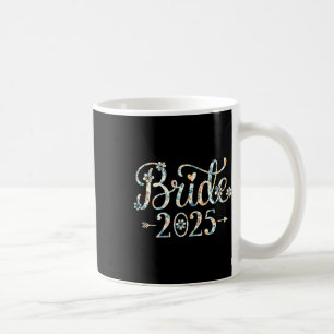 Bride Est 2025 Married Wedding Bridal Party Bachel Coffee Mug