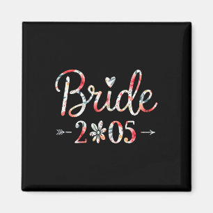 Bride Est 2025 Married Wedding Bridal Party Bachel Magnet