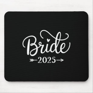 Bride Est 2025 Married Wedding Bridal Party Bachel Mouse Pad