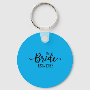 Bride Est 2026 Bride And Groom 2026 Matching Key Ring