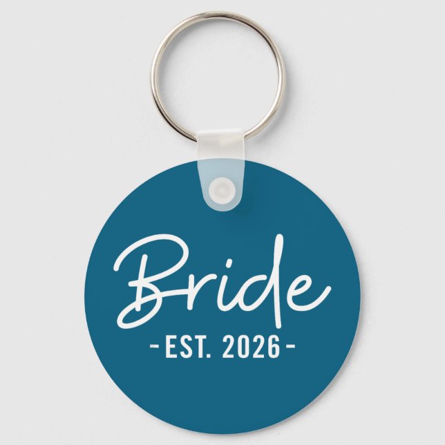 Bride est 2026 future wife bride to be key ring (Front)