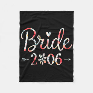 Bride Est 2026 Married Wedding Bridal Party Bachel Fleece Blanket