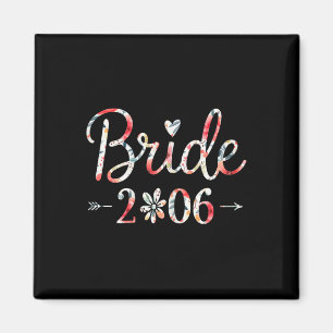 Bride Est 2026 Married Wedding Bridal Party Bachel Magnet