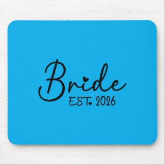 Bride Est 2026 Matching Bride Groom 2026 Mouse Pad