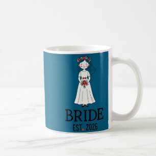 Bride est 2026 matching groom bride 2026 honeymoon coffee mug