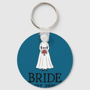 Bride est 2026 matching groom bride 2026 honeymoon key ring