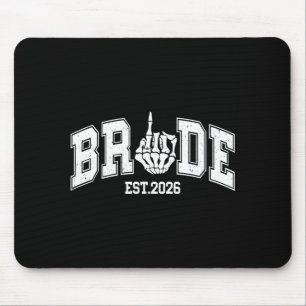 Bride est 2026 valentine halloween couples gothic mouse pad