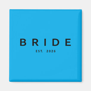 Bride Est 2026 Wedding Bridal Shower Bachelorette Magnet