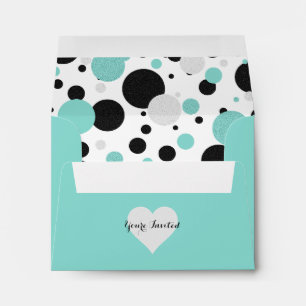 Bride & Family Bridal Baby Polka Dot Tiara Party Envelope